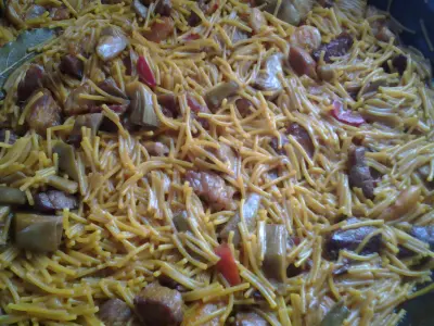 Fideua de poisson
