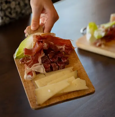 Planche de charcuterie et fromages
